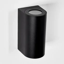 Applique murale d'extérieur Boda Noir, 2 lumières