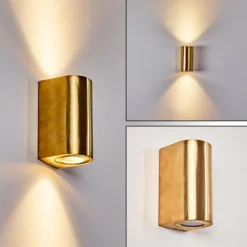 Applique murale d'extérieur Boda Laiton, 2 lumières