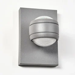Applique murale d'extérieur Arsego LED Gris, 2 lumières