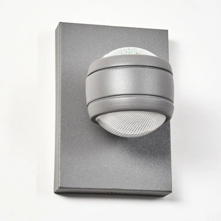 Applique murale d'extérieur Arsego LED Gris, 2 lumières