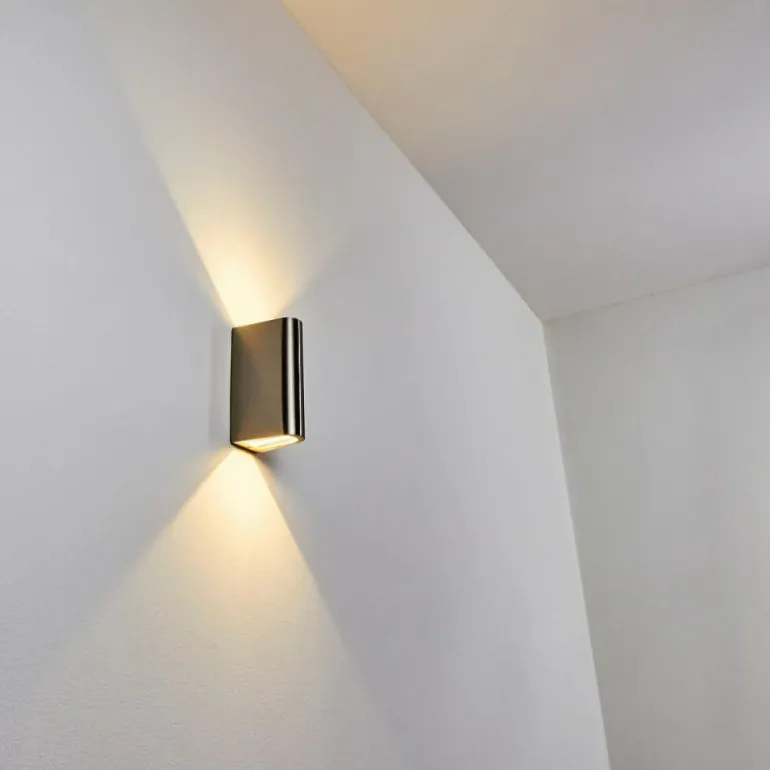 Applique murale d'extérieur Avena LED Acier inoxydable, 1 lumière