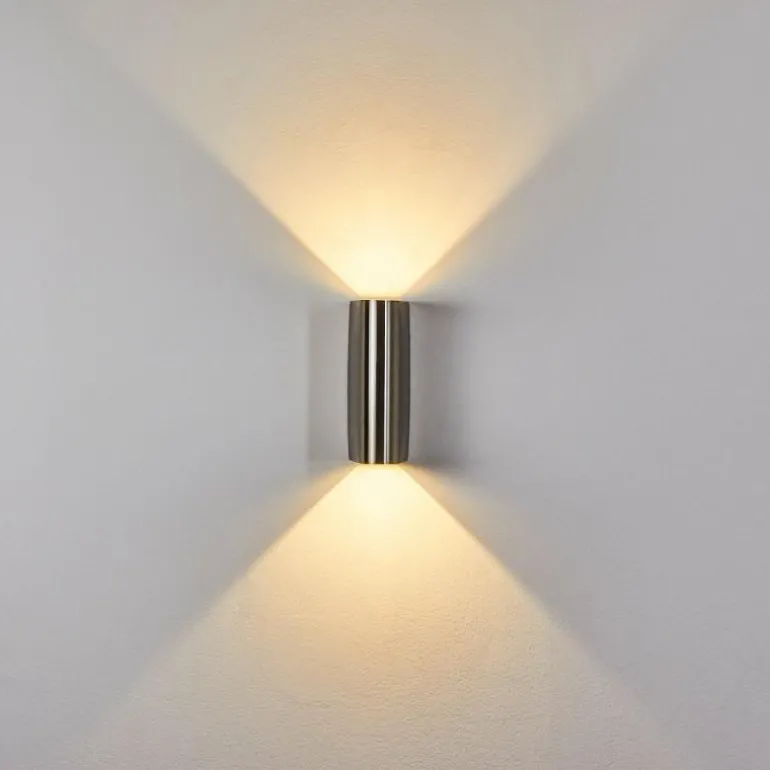 Applique murale d'extérieur Avena LED Acier inoxydable, 1 lumière