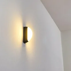 Applique murale d'extérieur Arvier LED Noir, 1 lumière