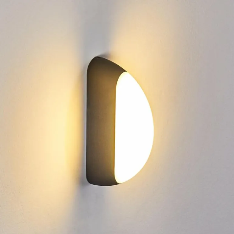 Applique murale d'extérieur Arvier LED Noir, 1 lumière