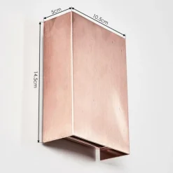 Applique murale d'extérieur Benin LED Cuivre, 1 lumière