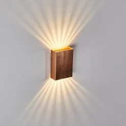 Applique murale d'extérieur Benin LED Cuivre, 1 lumière