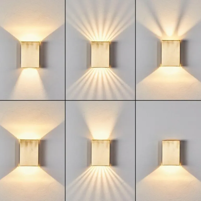 Applique murale d'extérieur Benin LED Laiton, 1 lumière