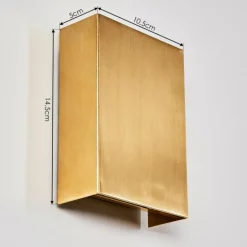 Applique murale d'extérieur Benin LED Laiton, 1 lumière