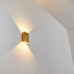 Applique murale d'extérieur Benin LED Laiton, 1 lumière