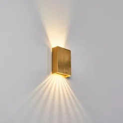 Applique murale d'extérieur Benin LED Laiton, 1 lumière