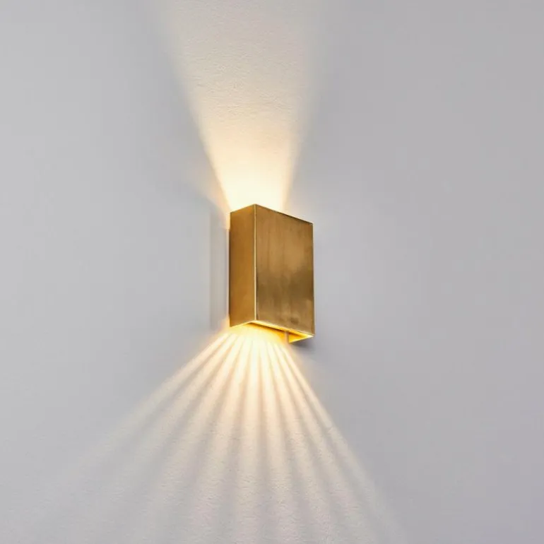 Applique murale d'extérieur Benin LED Laiton, 1 lumière