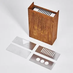 Applique murale d'extérieur Benin LED Rouille, 1 lumière