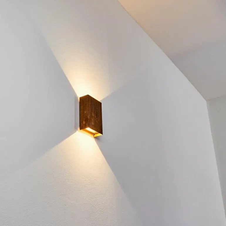 Applique murale d'extérieur Benin LED Rouille, 1 lumière