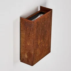 Applique murale d'extérieur Benin LED Rouille, 1 lumière