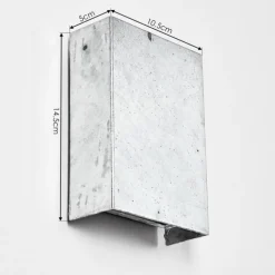 Applique murale d'extérieur Benin LED Gris, 1 lumière