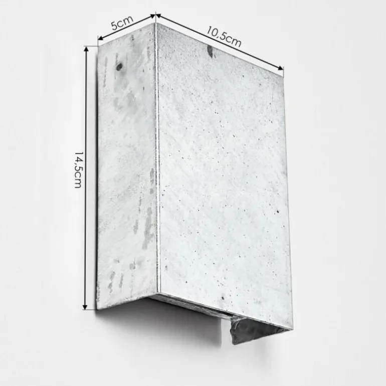 Applique murale d'extérieur Benin LED Gris, 1 lumière