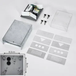 Applique murale d'extérieur Benin LED Gris, 1 lumière