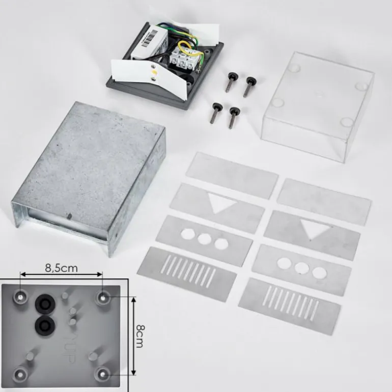 Applique murale d'extérieur Benin LED Gris, 1 lumière