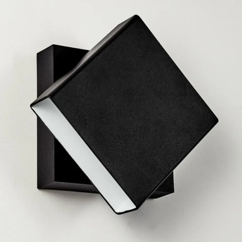 Applique murale d'extérieur Fontanile LED Noir, Blanc, 1 lumière