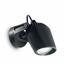 Applique murale d'extérieur Ideallux MINITOMMY Noir, 1 lumière