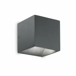 Applique murale d'extérieur Ideallux RUBIK LED Anthracite, 1 lumière