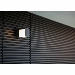 Applique murale d'extérieur Lutec CUBA LED Noir, 1 lumière