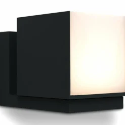 Applique murale d'extérieur Lutec CUBA LED Noir, 1 lumière