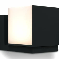 Applique murale d'extérieur Lutec CUBA LED Noir, 1 lumière