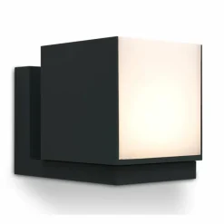 Applique murale d'extérieur Lutec CUBA LED Noir, 1 lumière