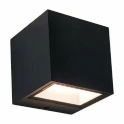 Applique murale d'extérieur Lutec GEMINI LED Noir, 2 lumières
