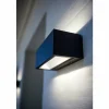 Applique murale d'extérieur Lutec GEMINI LED Noir, 2 lumières