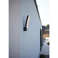 Applique murale d'extérieur Lutec KIRA LED Anthracite, 1 lumière