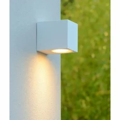 Applique murale d'extérieur Lucide ZARO Blanc, 1 lumière