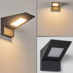 Applique murale d'extérieur Matlava LED Anthracite, Blanc, 1 lumière
