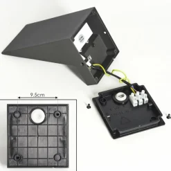 Applique murale d'extérieur Matlava LED Anthracite, Blanc, 1 lumière