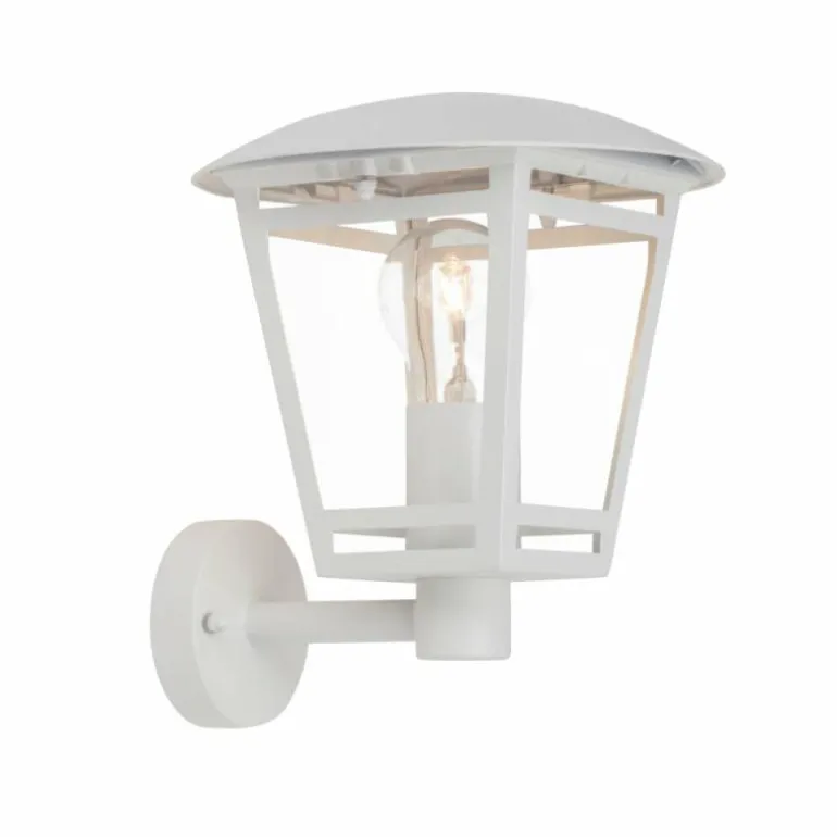Applique murale d'extérieur Brilliant Riley Blanc, 1 lumière