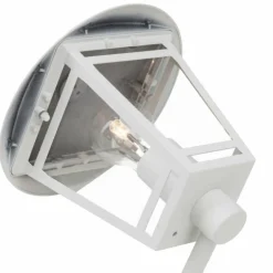 Applique murale d'extérieur Brilliant Riley Blanc, 1 lumière