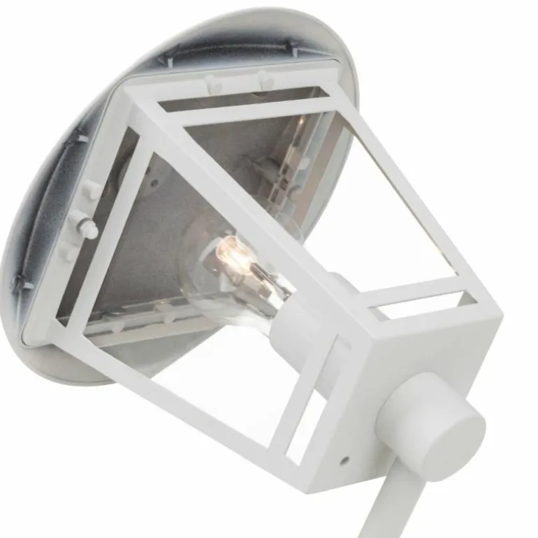 Applique murale d'extérieur Brilliant Riley Blanc, 1 lumière