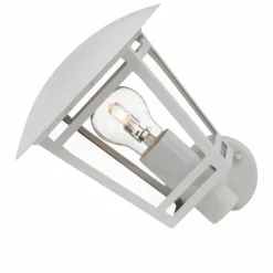 Applique murale d'extérieur Brilliant Riley Blanc, 1 lumière