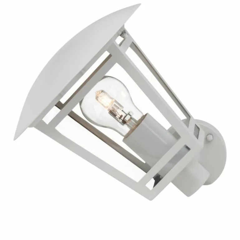 Applique murale d'extérieur Brilliant Riley Blanc, 1 lumière