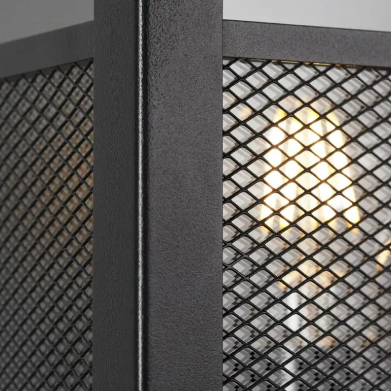 Applique murale d'extérieur Brilliant Getta Noir, 1 lumière