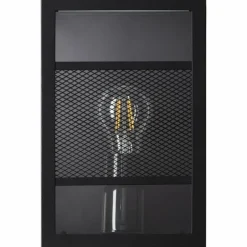 Applique murale d'extérieur Brilliant Getta Noir, 1 lumière