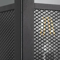 Applique murale d'extérieur Brilliant Getta Noir, 1 lumière