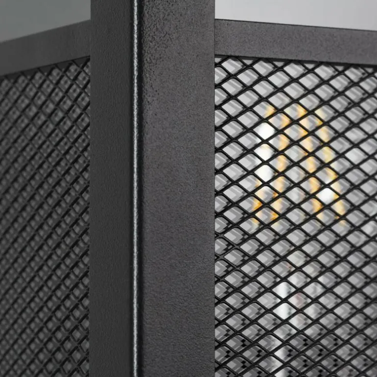 Applique murale d'extérieur Brilliant Getta Noir, 1 lumière