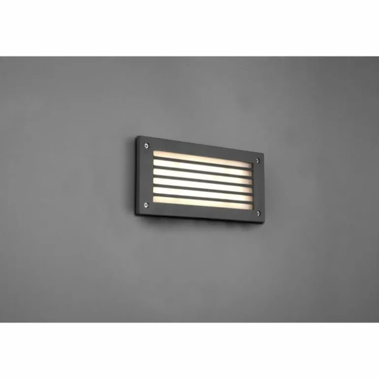 Applique murale d'extérieur Trio Hardey LED Anthracite, 1 lumière