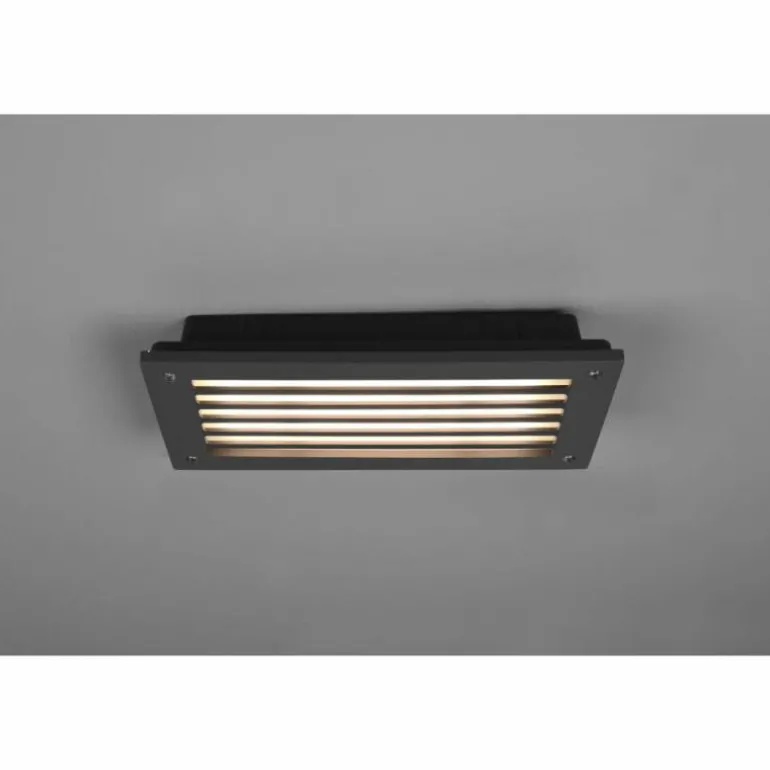 Applique murale d'extérieur Trio Hardey LED Anthracite, 1 lumière