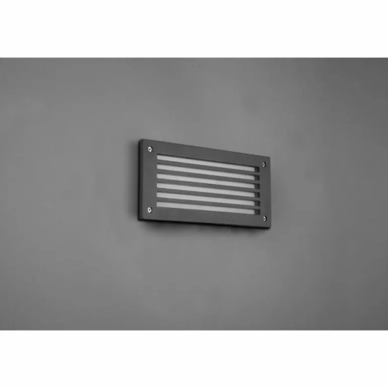 Applique murale d'extérieur Trio Hardey LED Anthracite, 1 lumière