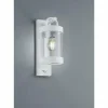 Applique murale d'extérieur Trio Sambesi Blanc, 1 lumière, Détecteur de mouvement