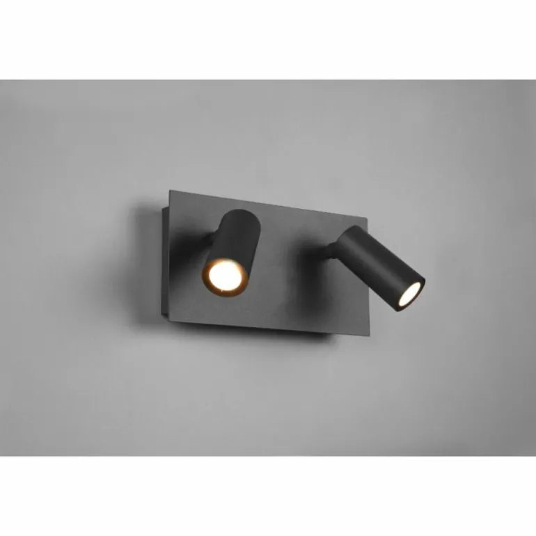 Applique murale d'extérieur Trio Tunga LED Anthracite, 2 lumières