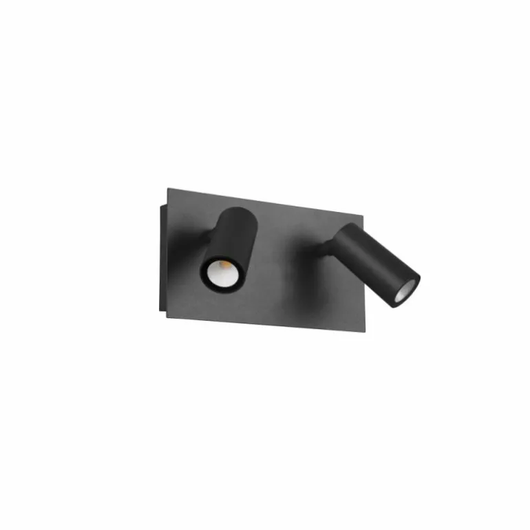 Applique murale d'extérieur Trio Tunga LED Anthracite, 2 lumières